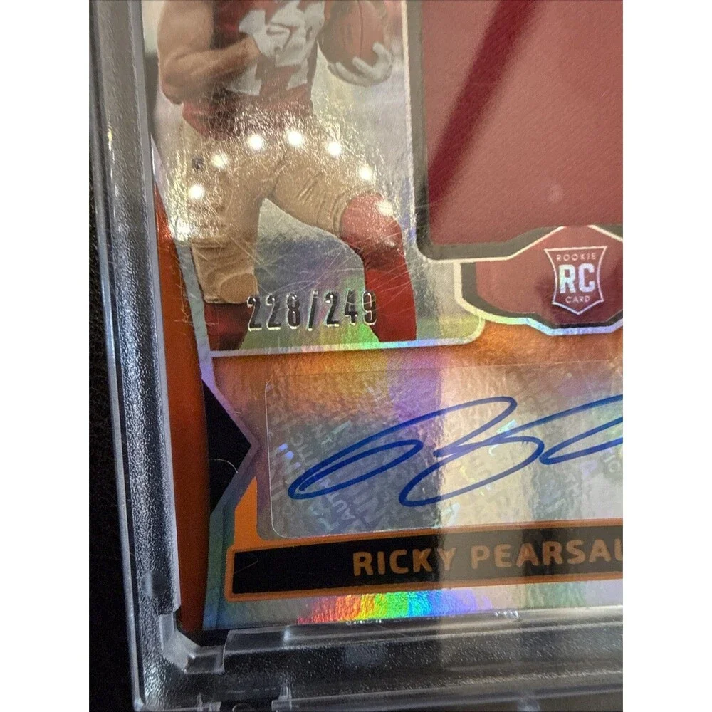 2024 Certified #FMS-RPL Ricky Pearsall Freshman Fabric Rookie Auto RPA #'d /249